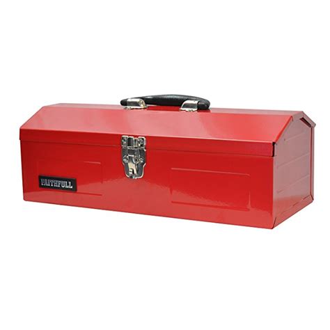 small metal tool box with tray|screwfix toolbox.